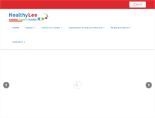 Tablet Screenshot of healthylee.com